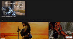 Desktop Screenshot of houseofflyingscalpels.com