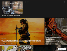 Tablet Screenshot of houseofflyingscalpels.com